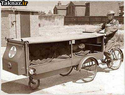 عکس نخستین آمبولانس جهان,اولین آمبولانس دنیا,اولین آمبولانس ساخته شده