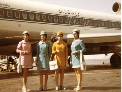 مهمانداران دختر هواپیمایی ایران در زمان شاه + عکس,عکس دختران زمان شاه,دختران ایران قبل از انقلاب