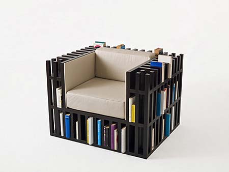 صندلي قفسه کتاب