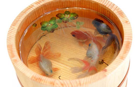 ماهی‌های واقعی یا نقاشی سه بعدی