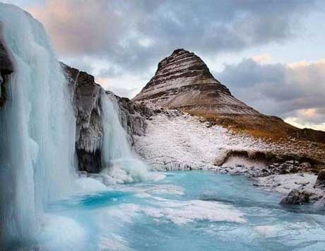 آبشارهای یخ زده