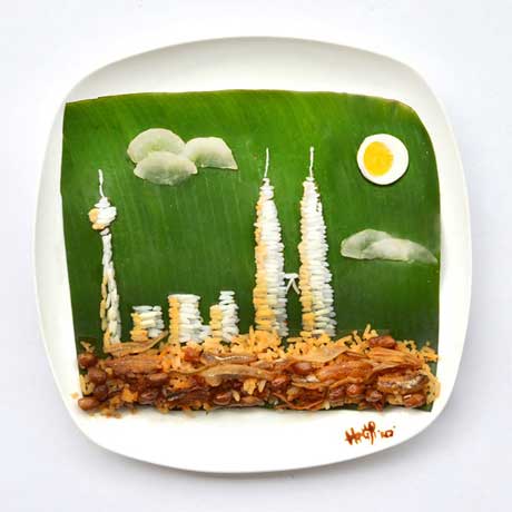 هنر نمایی با خوراکی ها