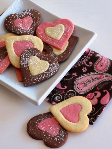  طرز تهیه شیرینی های قلبی برای روز عشق 