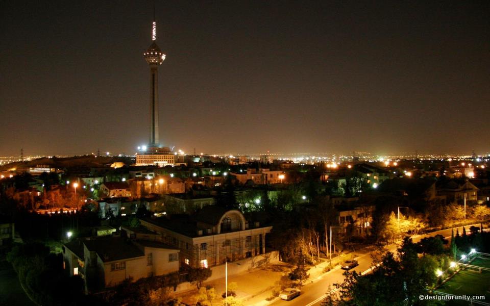 نمایی از برج میلاد - تهران