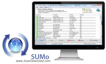 دانلود SUMo v3.10.2.227 - نرم افزار اطلاع از آپدیت نرم افزارها