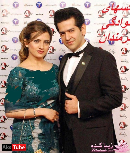 حمید طالب زاده و همسرش