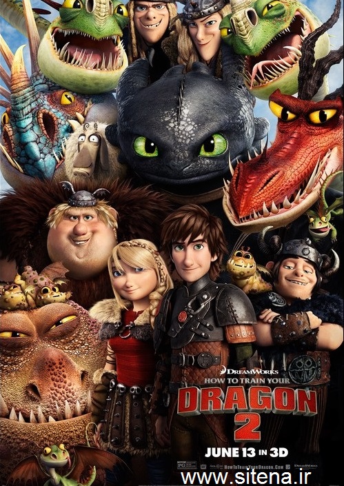 دانلود رایگان انیمیشن مربی اژدها 2  -  How to Train Your Dragon 2 2014