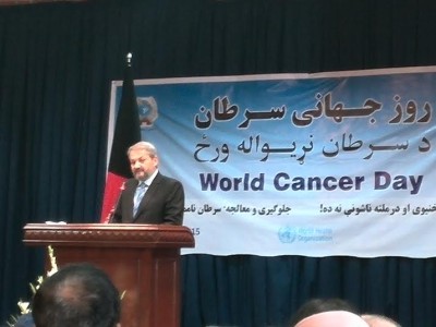وزارت صحت عامه: بیست هزار نفر در افغانستان به مرض سرطان مبتلا هستند