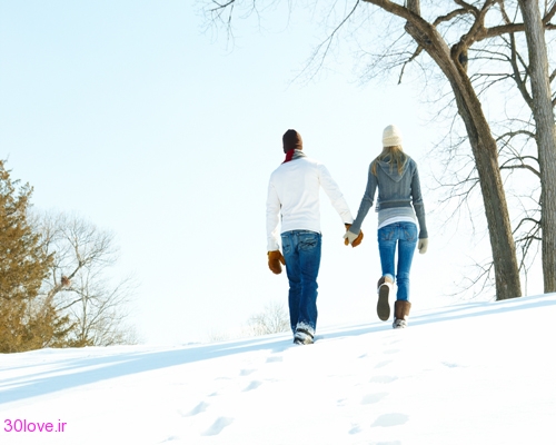 عکسهای عاشقانه در فصل زمستان