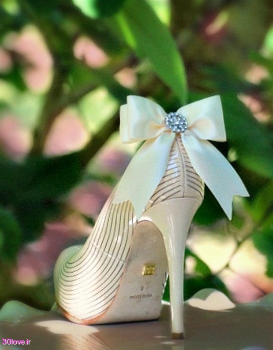 عکسهای مدل کفش شیک عروس 2014