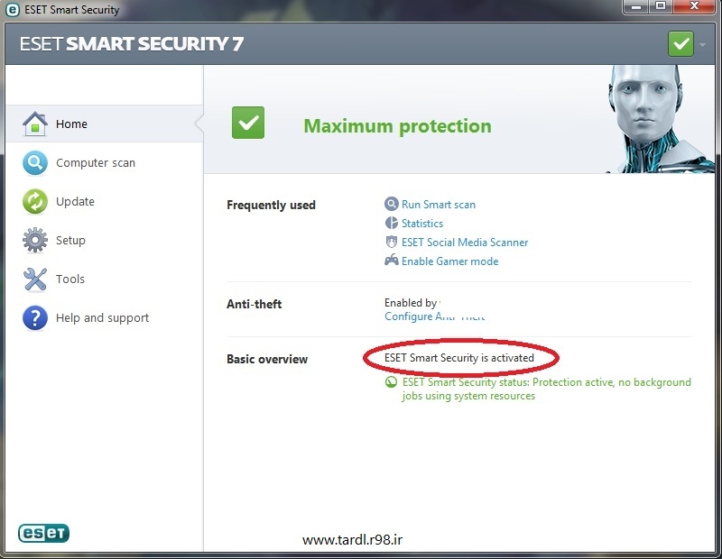 دانلود ESET Smart Security v7.0.302.26 -32&64bit کرک و راهنمای فعال سازی کامل ودائمی