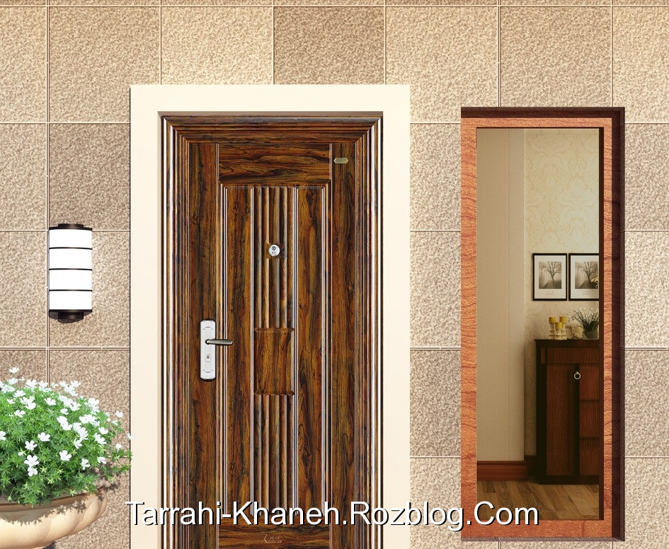 https://rozup.ir/up/tarrahi-khaneh/Pictures/General/door-decoration/Oak-door-and-wall-3D-design.jpg