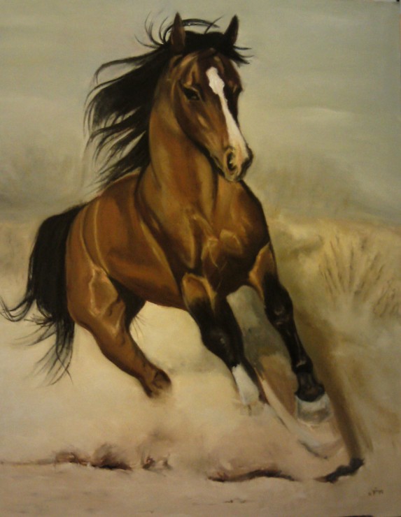 اموزش نقاشي اسب 