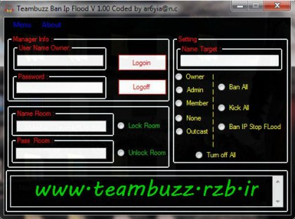 بن بوت جدید و پیشرفته-Teambuzz Ban Ip Flood V 1.00 