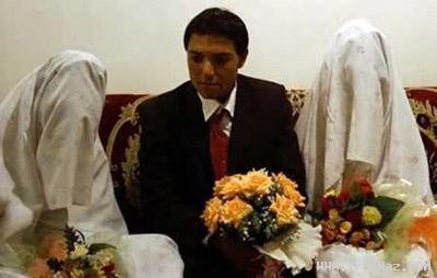 پسر 16 ساله همزمان با دو دختر ازدواج کرد+عکس