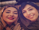 هانیه توسلی در کنار خواهرش-عکس
