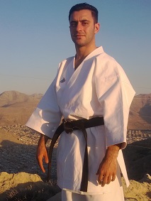  احمد رضا بلاغی تنها کاراته کا فسایی  اعزامی به مسابقات اتخابی تیم ملی 93