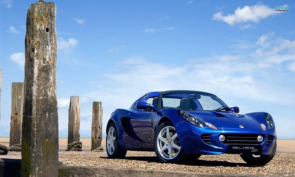 والپیپر ماشین آبی لوکس|Lotus Car Backgrounds