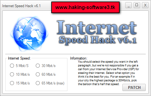  دانلود نرم افزار Internet_Speed_Hack_v6.1