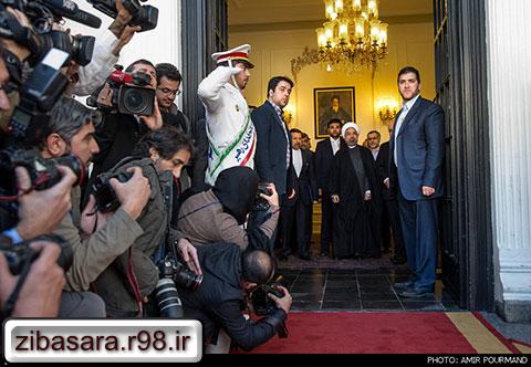 گزارش تصویری دیدار روحانی با نخست وزیر ترکیه