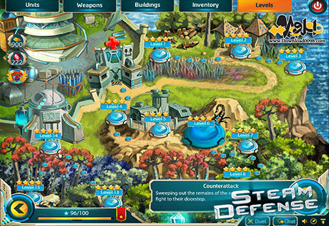 دانلود بازی کامپیوتری دفاع از قلعه Steam Defense