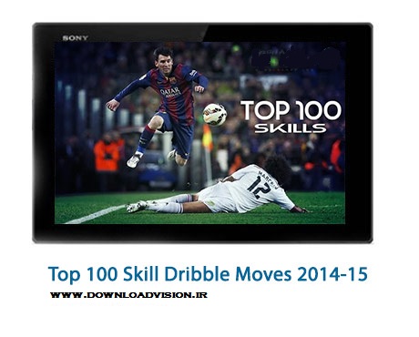 Top 100 Skill  Dribble Moves 2014 15 Cover%28Downloadha.com%29 دانلود کلیپ 100 دریبل برتر در فصل 15 2014