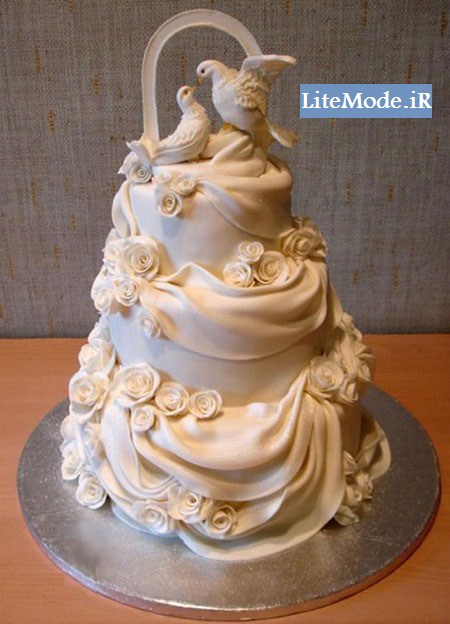 مدل کیک عروسی 2016,جدیدترین مدل کیک عقد و عروسی 