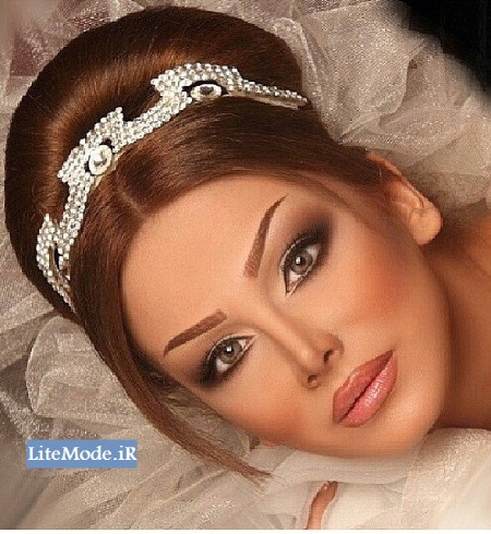 مدل سایه چشم عروس 2016 ,مدل میکاپ صورت عروس ایرانی