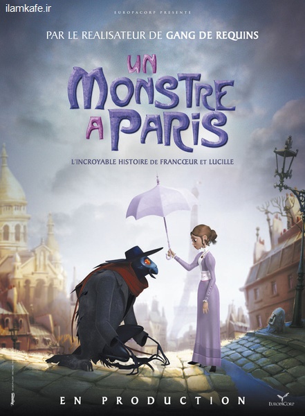 دانلود انیمیشن هیولا در پاریس دوبله فارسی 2011 A Monster In Paris