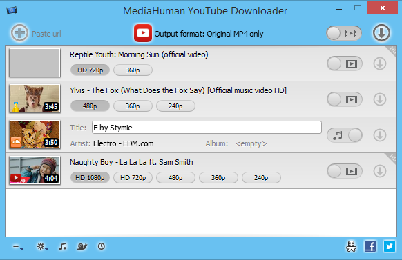 دانلود MediaHuman YouTube Downloader 3.8.1 نرم افزار دانلود ویدیو های انلاین