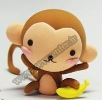 آموزش خمیر چینی میمون