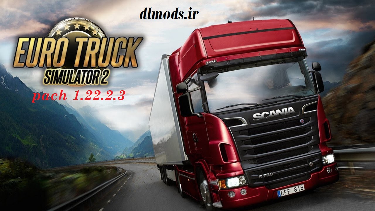 دانلود پچ 1.22.2.3 بازی euro truck simulator به همره ۲۹DLC