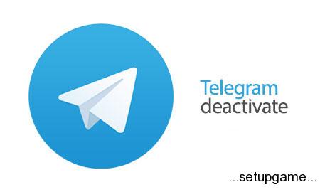 Telegram Deactivate آموزش حذف دائم اکانت تلگرام (موبایل و کامپیوتر)