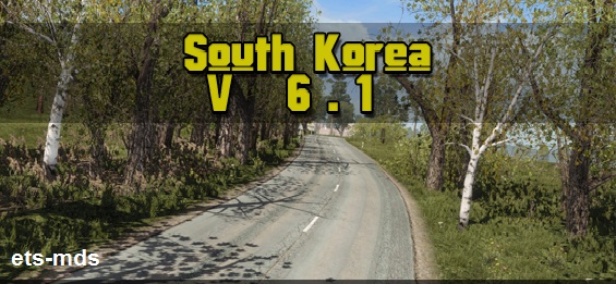 دانلود مپ زیبای کره جنوبی ورژن 1.6 برای یورو تراک