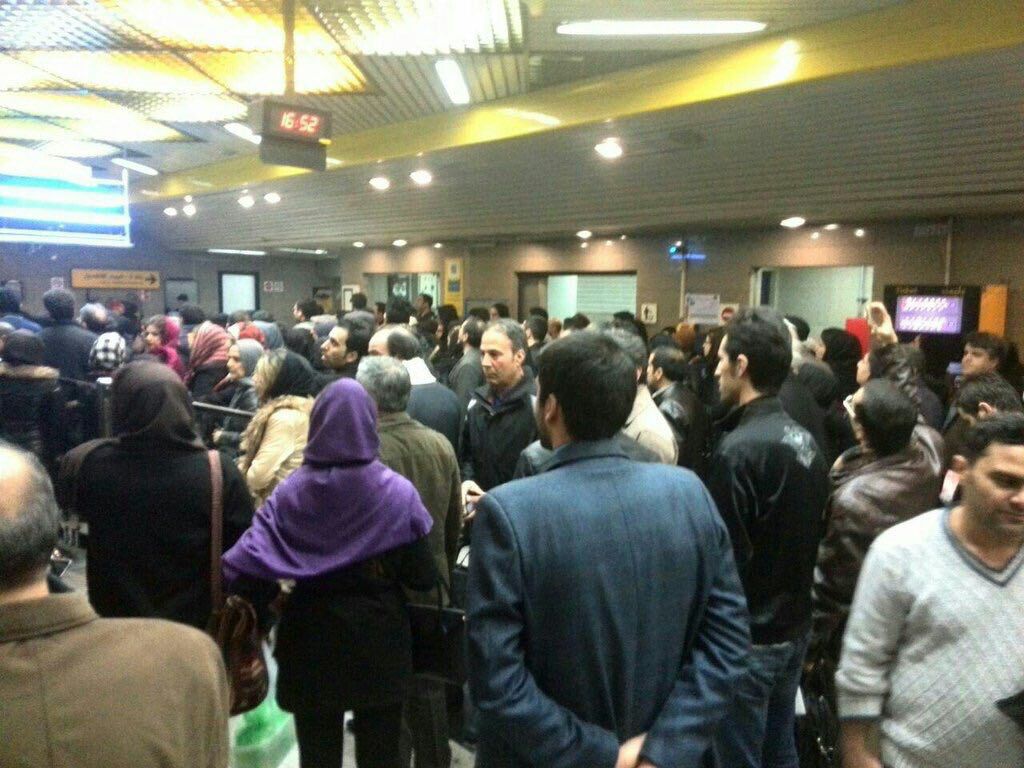 قطار خودکشی به متروی دروازه دولت رسید 