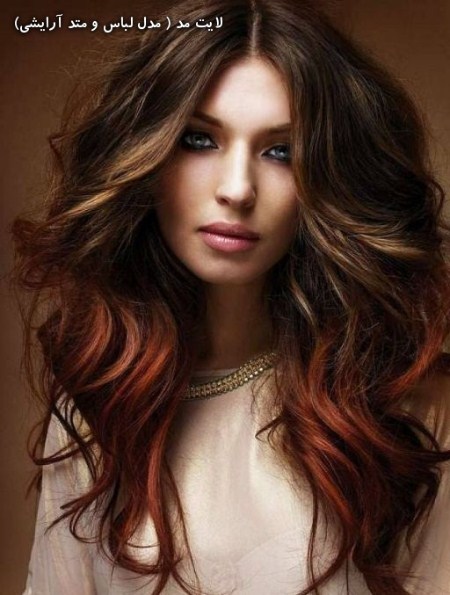 انواع مدل مو و رنگ موی زنانه 