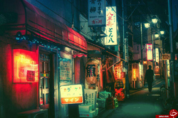 تصاویری شگفت انگیز از شبهای توکیو