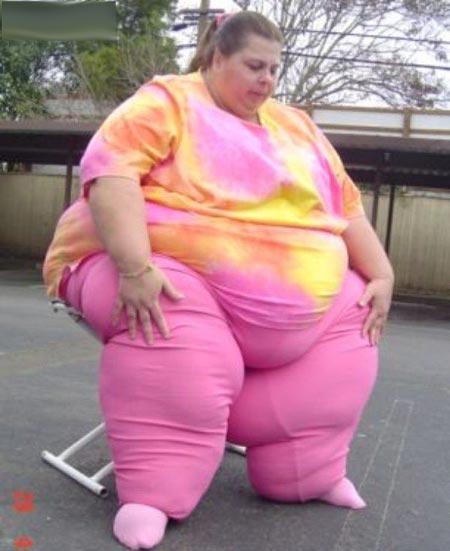 عکس های چاق ترین زن دنیا