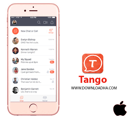  نرم افزار تانگو Tango v3.21 – آیفون