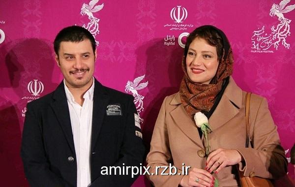 جواد عزتی و شبنم مقدمی در افتتاحیه سی‌ و‌ چهارمین جشنواره فیلم فجر