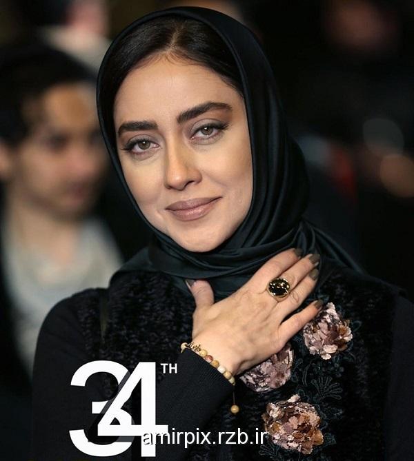 بهاره کیان افشار در افتتاحیه سی‌ و‌ چهارمین جشنواره فیلم فجر