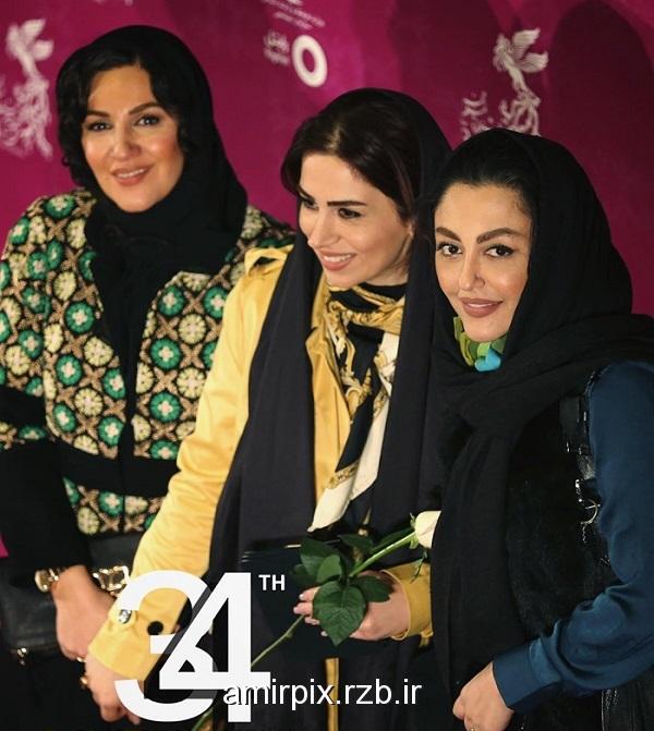 عکسهای بازیگران زن در افتتاحیه سی‌ و‌ چهارمین جشنواره فیلم فجر