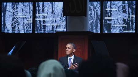 اوباما:حقیقت اسلام صلح طلبی است/ رسانه های آمریکا حقیقت اسلام را بازتاب نداده اند