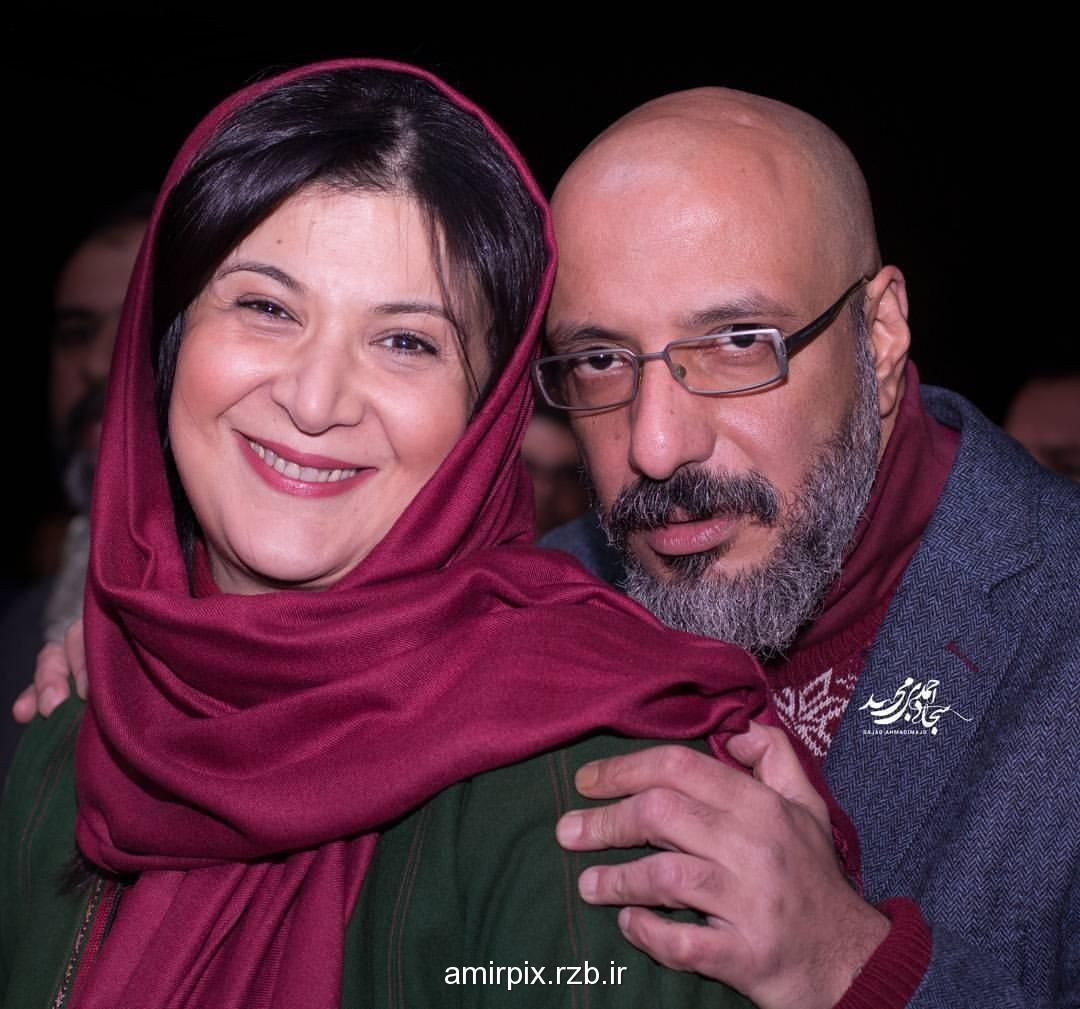 امیرجعفری و ریما رامین فر در حاشیه جشنواره 34 فیلم فجر