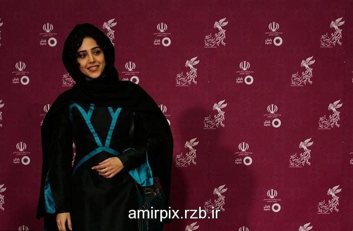 هنگامه حمیدزاده در حاشیه جشنواره 34 فیلم فجر