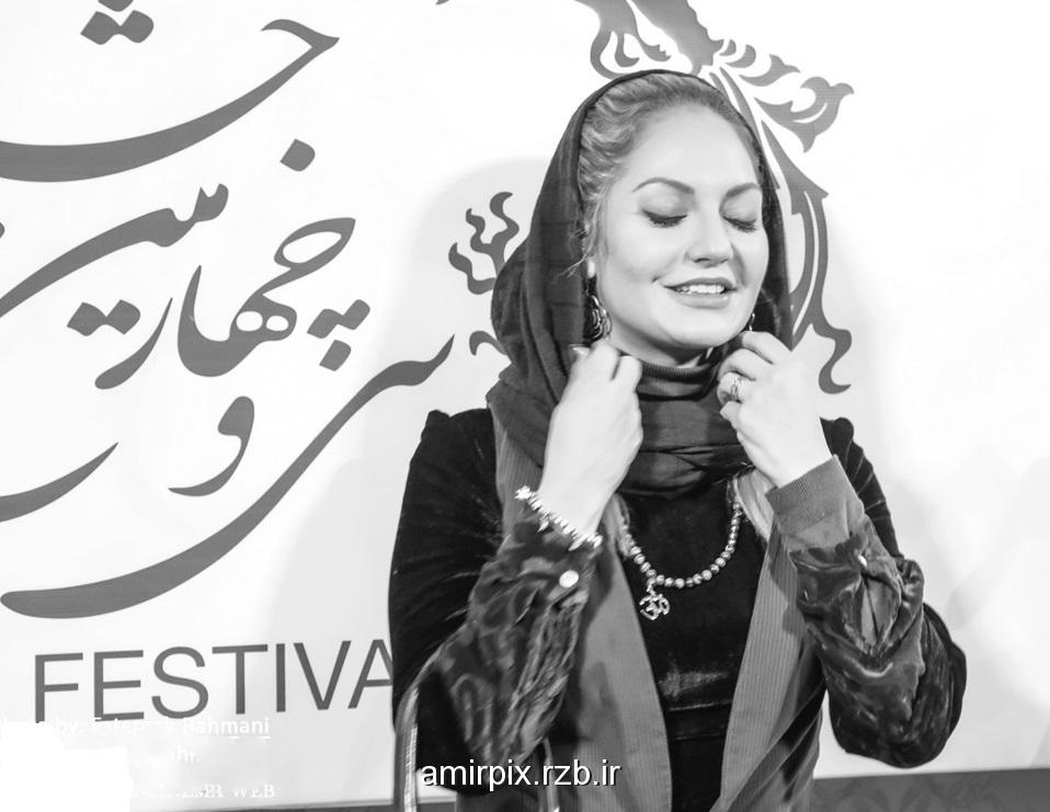 مهناز افشار در حاشیه جشنواره 34 فیلم فجر