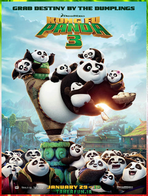 دانلود فیلم پاندای کونگفوکار 3 (Kung Fu Panda 3 (2016 زیرنویس فارسی