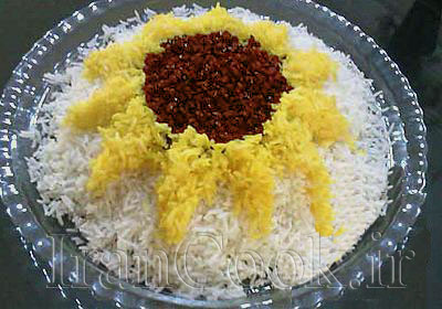 تزئین برنج