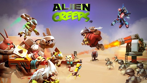 دانلود بازی اندروید خزش بیگانه Alien Creeps TD 2.1.0 نسخه مود شده و معمولی 