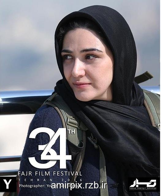 باران کوثری در حاشیه سی و چهارمین جشنواره فیلم فجر